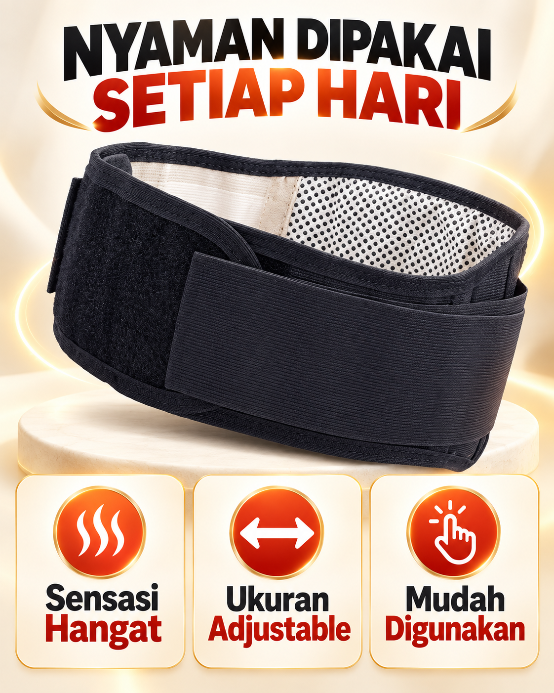 Manfaat dan keunggulan Korset Pinggang Magnetik